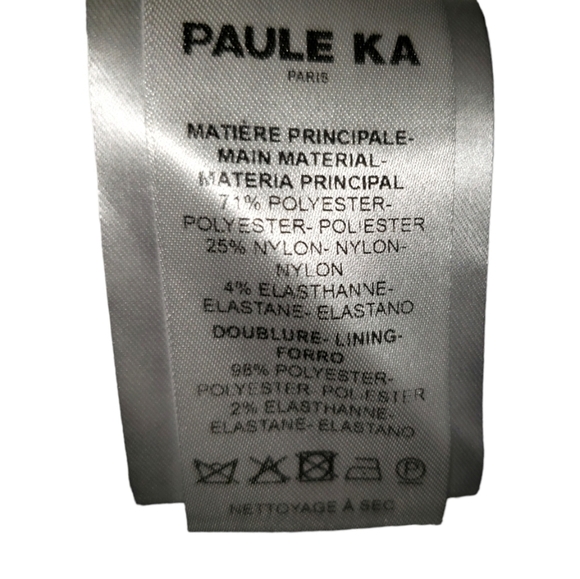 Paule Ka Paris Zebra-print Jacquard Mini Dress Size 46 / 14 - Picture 5 of 9